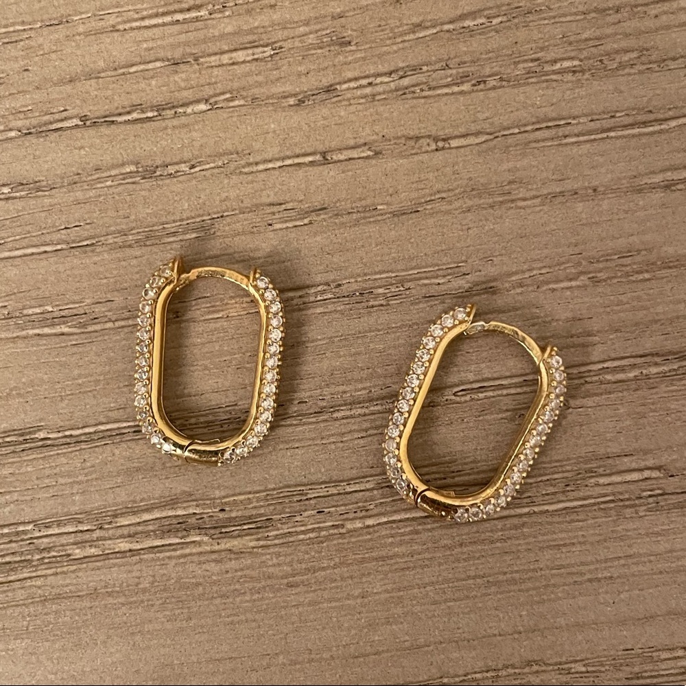 Adidas Jewels huggie earrings